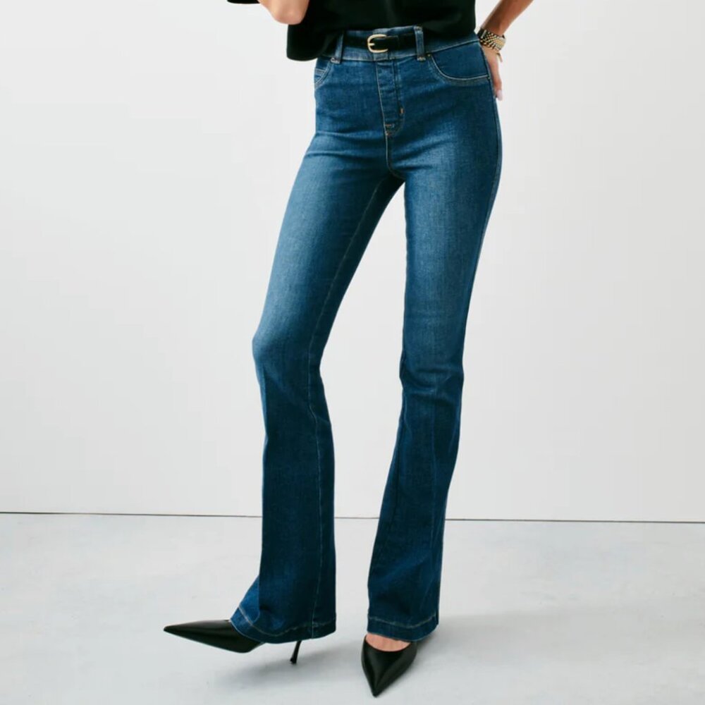 SPANXshape™ Original EveryWear Flare Jeans in Authentic Blue | SPANX